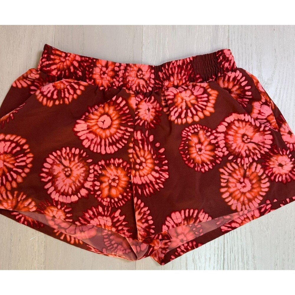 Toad & Co Lightweight Shorts Tie Dye Gorpcore Eco Friendly Boho Adventure S